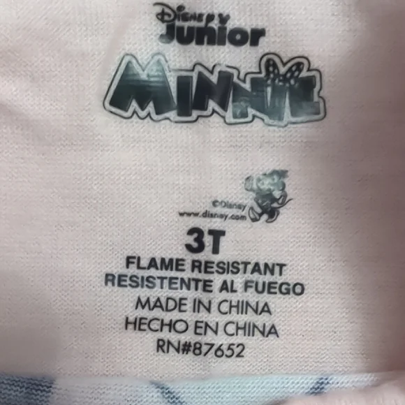 Disney Kids Pink and Black Character Tee - Picture 2 of 2